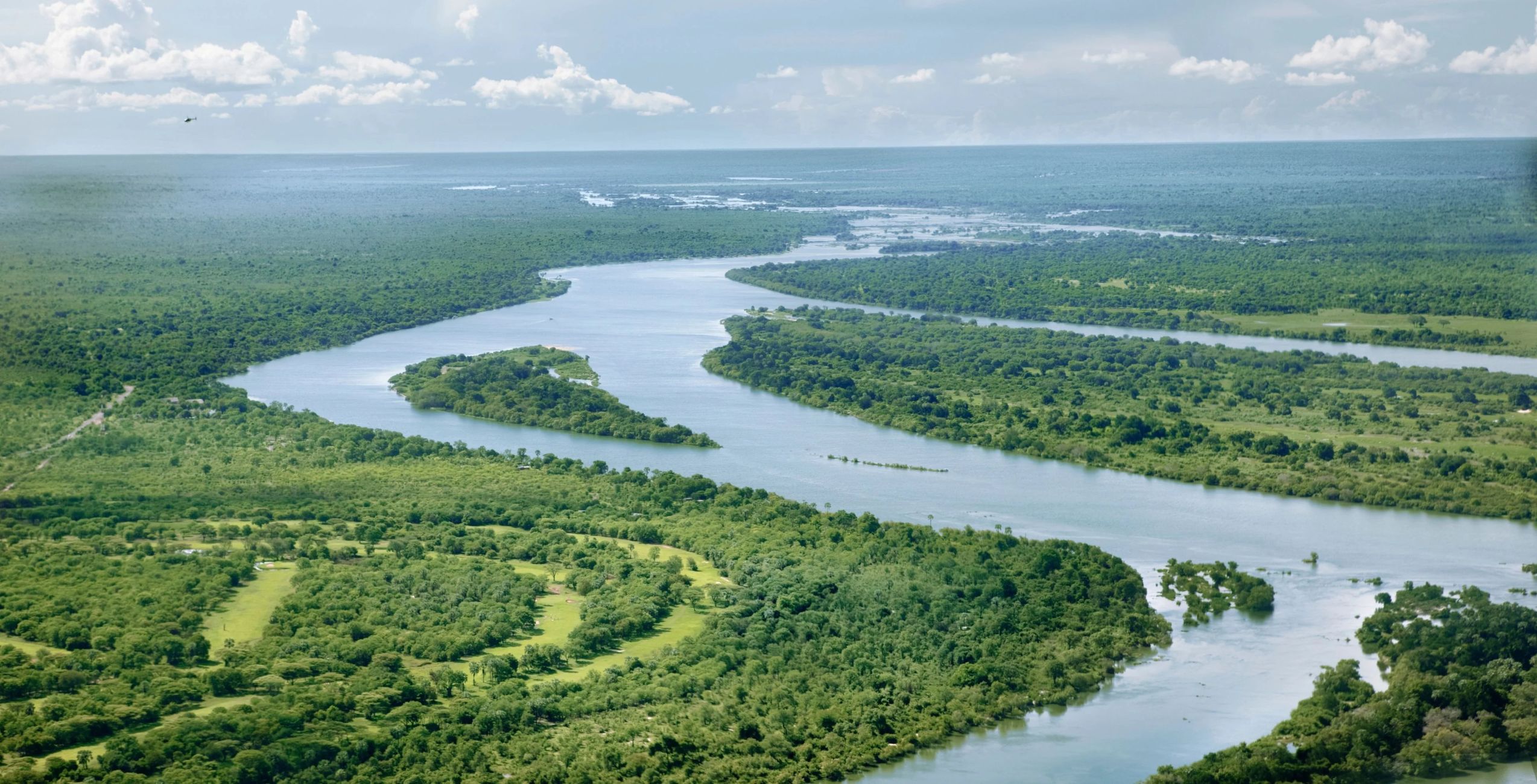 Vol de retour depuis l'aéroport international de Victoria Falls au Zimbabwe